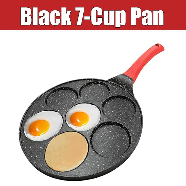 7-Cup Nonstick Mini Pancake & Omelet Pan – Multi-Section Breakfast Griddle