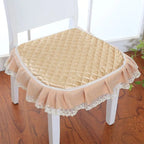Europe-Style Floral Dining Chair Cushion – Anti-Slip, 43x45cm