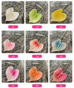 3D Printing Anthurium Artificial Flower – Wedding & Home Decor, 33cm Faux Palm