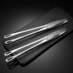 2-Piece 304 Stainless Steel Kitchen Tongs Set – 24cm & 28cm