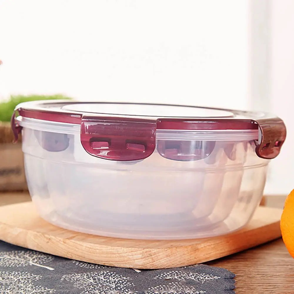 Transparent Plastic Refrigerator Storage Box – Multi-Size 200–1800 ml