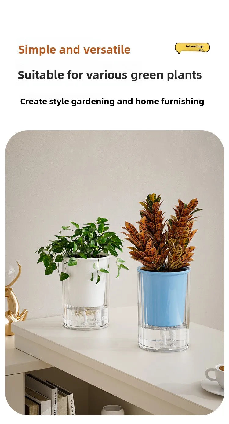 Imitation Glass Plastic Succulent Planter Pot