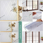 3D Matte Privacy Window Film Frosted Static Cling Glass Cover
