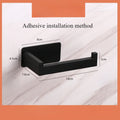 Stainless Steel Toilet Paper Holder Wall-Mounted Adhesive Roll Paper Rack for Bathroom