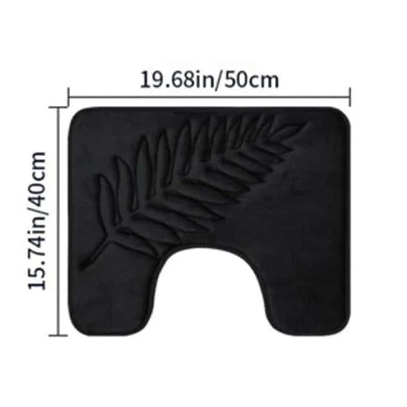 3 Piece Memory Foam Bathroom Mat Set – Ultra Soft & Non-Slip
