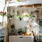 Disco Ball Self-Watering Hanging Planter Pot