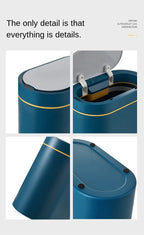 7L Smart Sensor Trash Can Automatic Touchless Household Kitchen & Bathroom Waterproof Bin