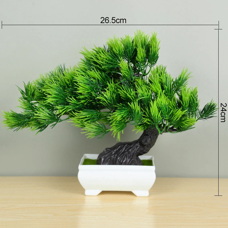 Artificial Bonsai Small Tree – Desktop Potted Decor