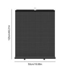 Universal Nail-Free Roller Blinds Blackout Curtains for Home & Office