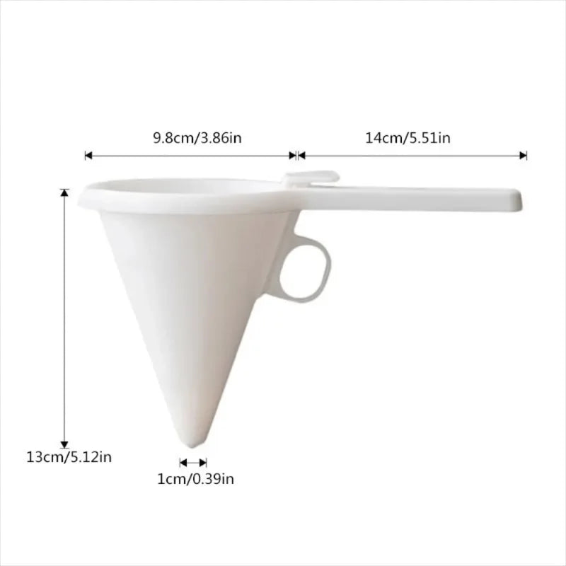 Multi-Purpose Food-Grade Plastic Funnel & Slurry Separator