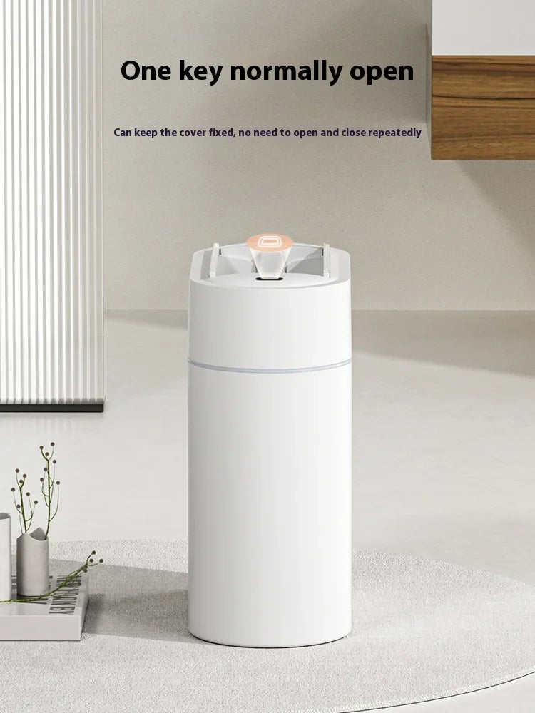 7L Smart Touchless Sensor Trash Can – Compact Waterproof Auto Bin for Bathroom & Kitchen