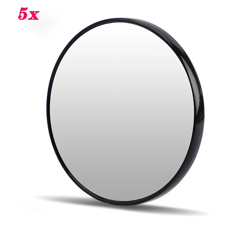 8.8CM 5X/10X/15X Magnifying Mirror with Suction Cup for Makeup, Shower & Bathroom