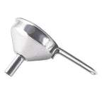 Stainless Steel Mini Funnel – Long Handle Liquid & Powder Pouring Tool