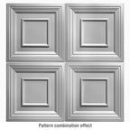 3D PVC Geometric Wall Panel Waterproof Fire-Resistant 30x30cm