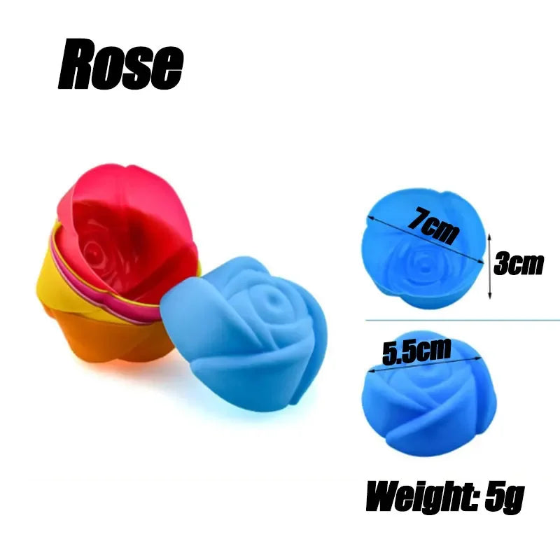 Silicone Muffin Cake Molds – Reusable, Non-Stick Baking Cups