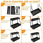 Polyester Drawer Organizer – Multi-Purpose Storage with Drawers