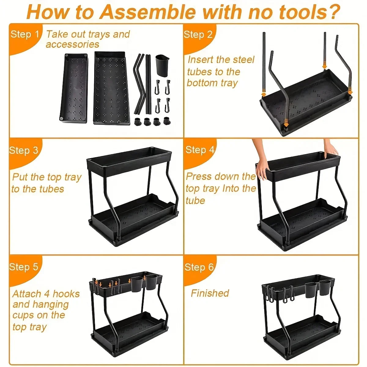 Polyester Drawer Organizer – Multi-Purpose Storage with Drawers