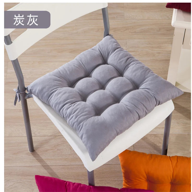 Square Anti-Decubitus Seat Cushion – Handmade Cotton Chair Pad