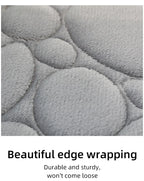 3-Piece Microfiber Bathroom Mat Set Non-Slip Absorbent Floor Rugs Soft and Comfortable