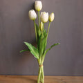 40cm Five-Headed Artificial Tulip Bouquet – Nordic Style