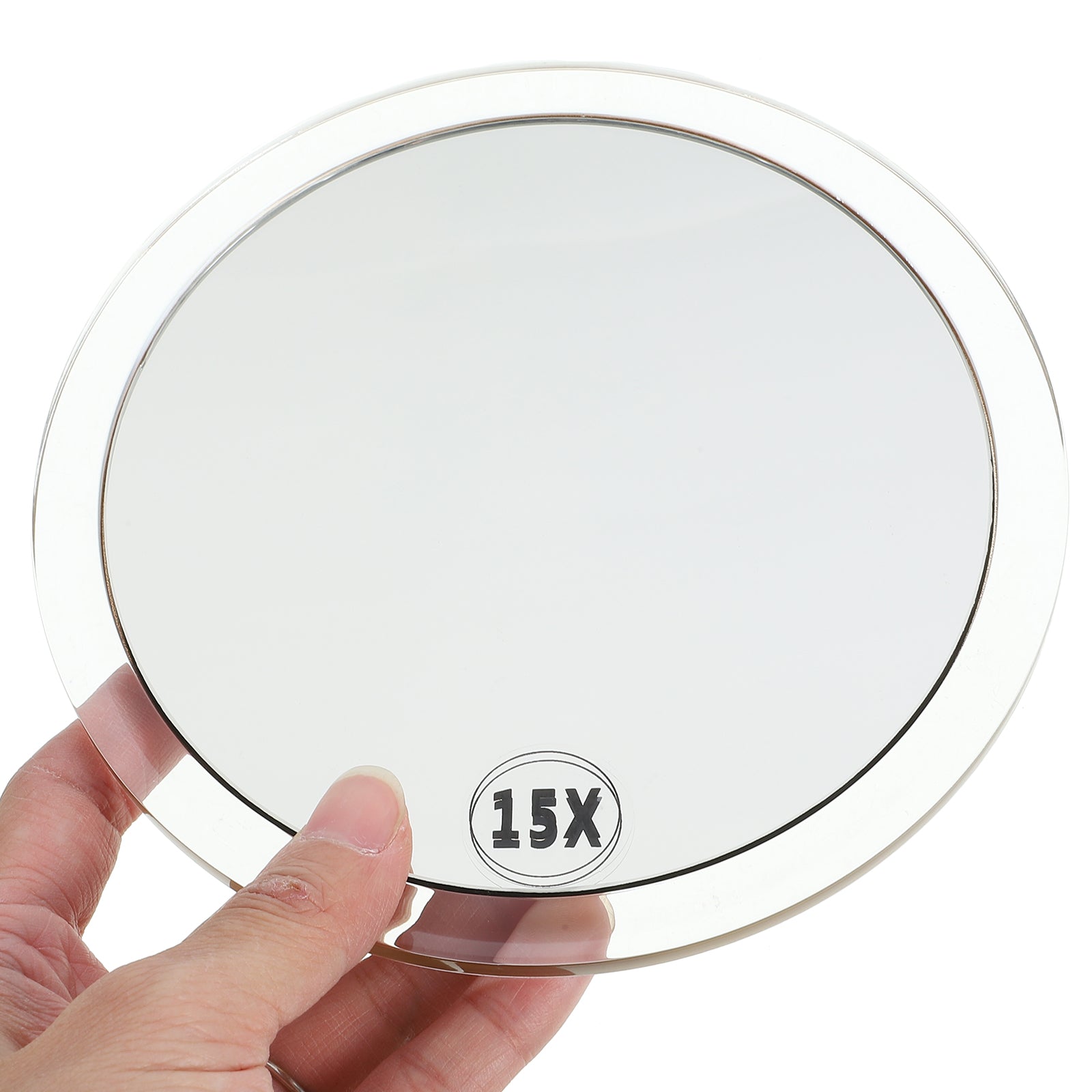 15x Magnification Suction Cup Mirror for Precision Makeup and Pore Care